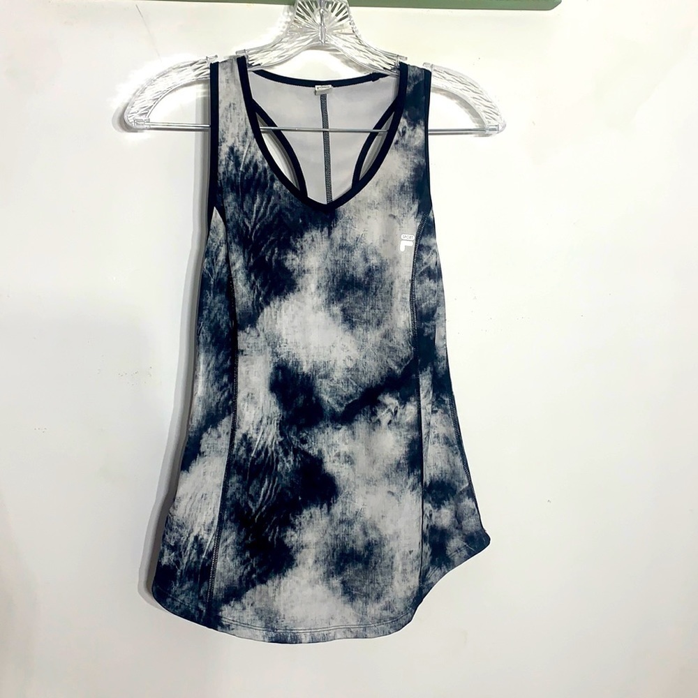 Fila performance Tie Dye racer back tank top XS performance shirt running